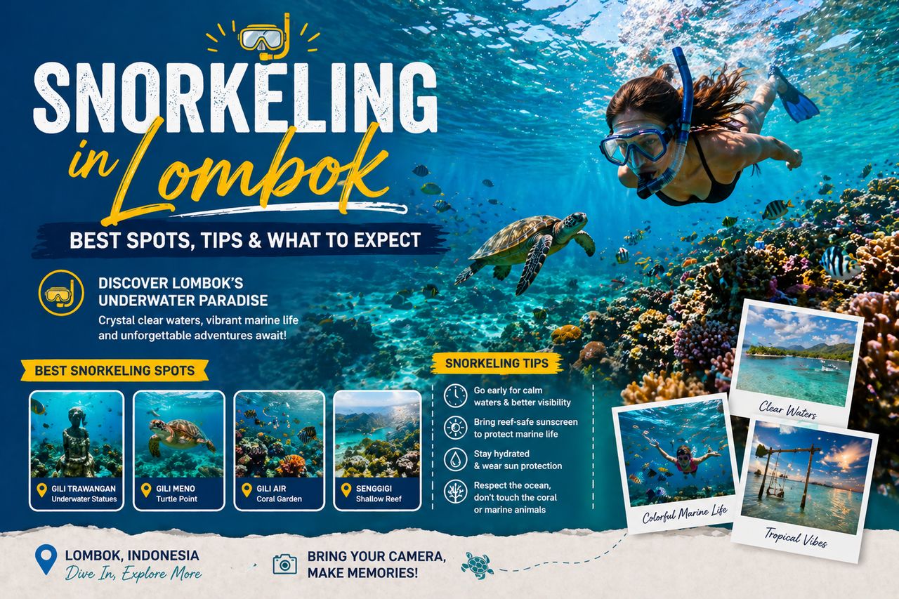 Snorkeling in Lombok Best Spots, Tips & What to Expect